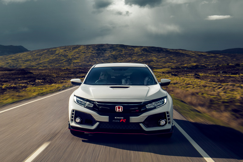 シビック TYPE Rの走行イメージ