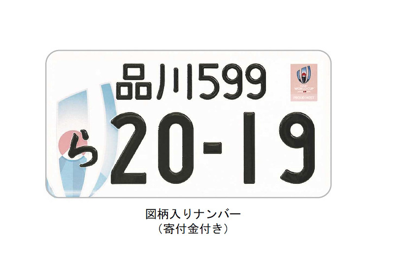 1口1000円以上の寄付金を納めて申し込むとラグビーボールの図柄付きが選べる