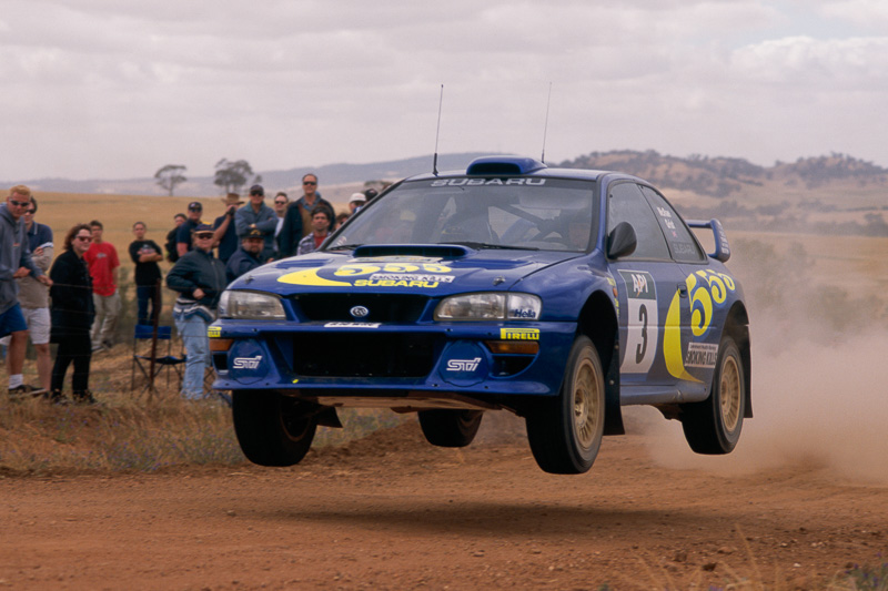 1998年のWRCで第4戦、第6戦、第8戦の優勝車両となった「インプレッサ 555 WRC98」