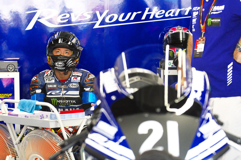 狙い通りポールポジションを獲得した中須賀選手