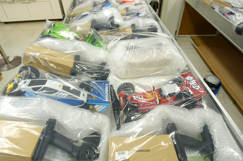 塗装済みRCカーの特別販売コーナー