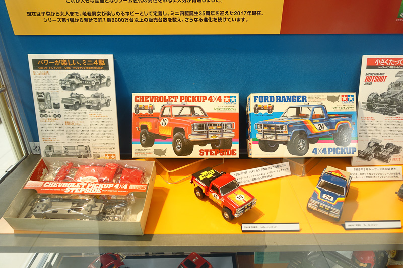ミニ四駆35周年コーナー