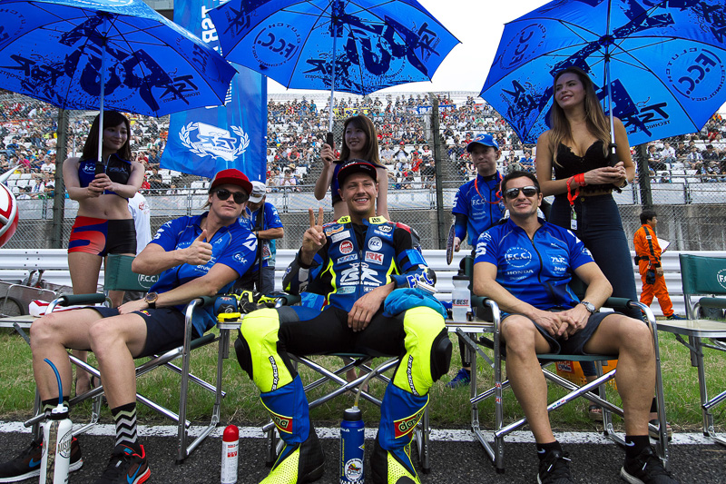 5号車F.C.C.TSR Honda（左からステファン・ブラドエル、ドミニク・エガーター、ランディ・ドゥ・プニエ）