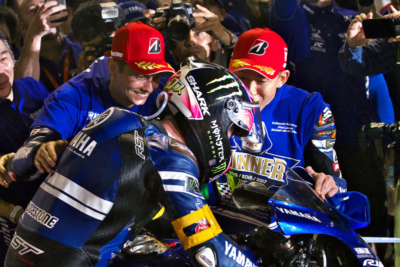 優勝した21号車ヤマハ ファクトリー レーシング チーム