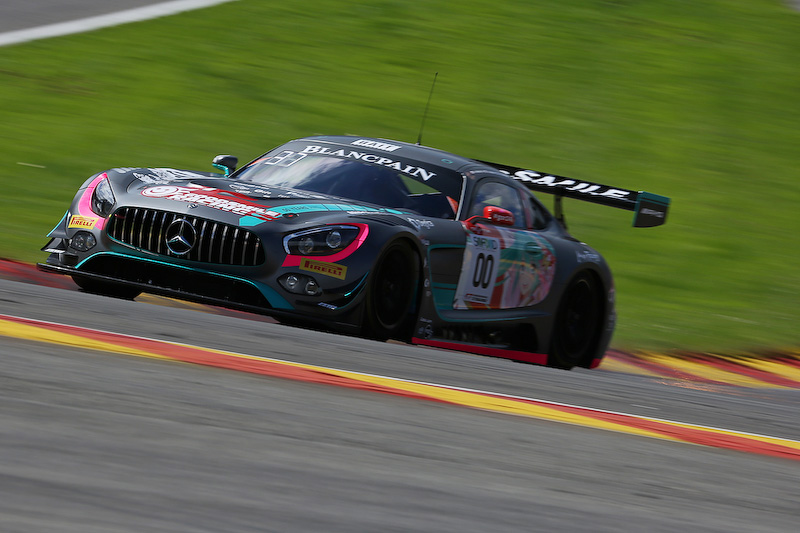 スパ・フランコルシャン24時間レースに初出場したGOODSMILE RACING ＆ TeamUKYOのMercedes-AMG GT3（00号車）