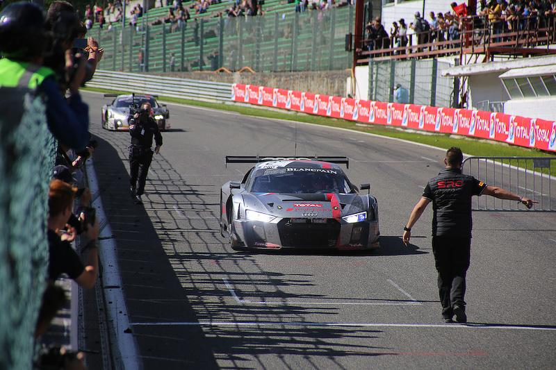 優勝したAudi R8 LMS（25号車）