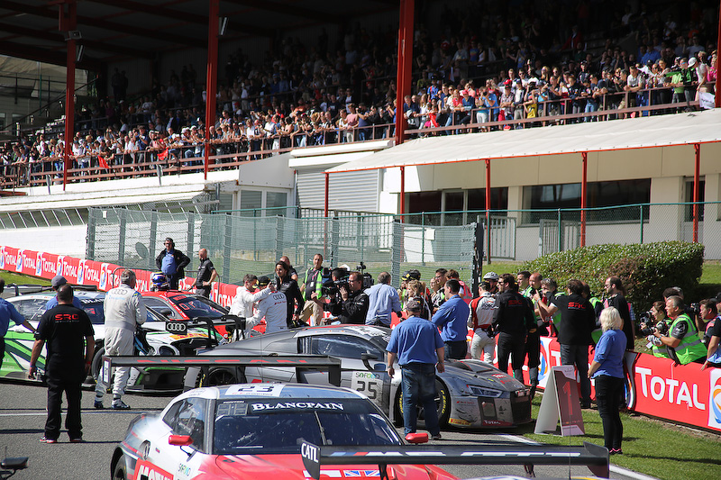 優勝したAudi R8 LMS（25号車）