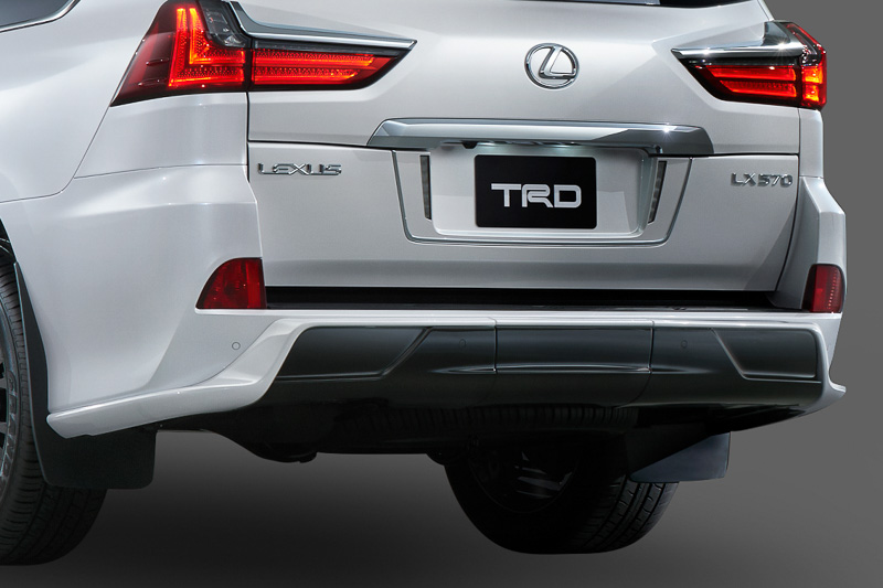 「リアバンパースポイラー」塗装済：税別8万円、素地：税別7万6000円