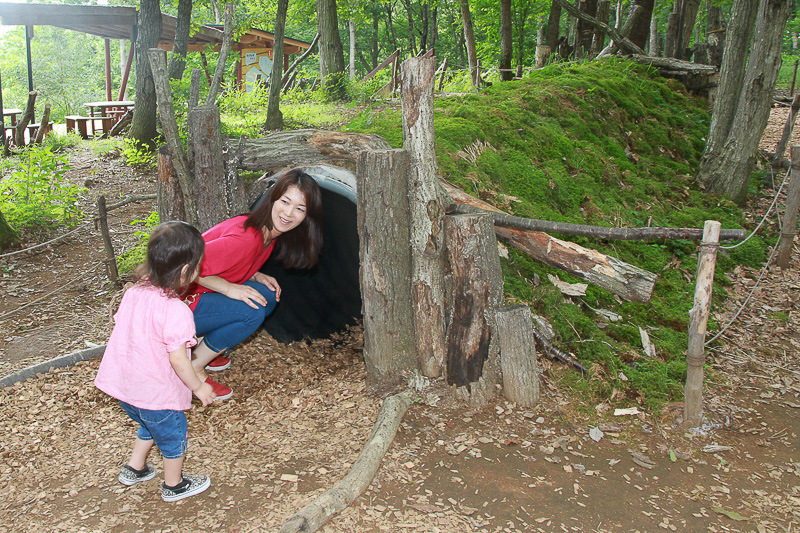 こっちはトンネル。和奏通れるかな？