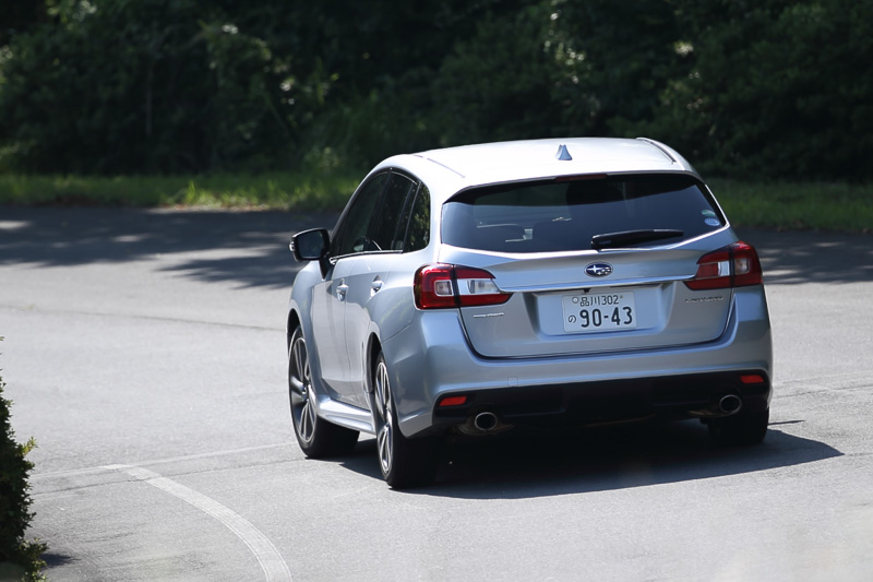 従来型レヴォーグにも試乗