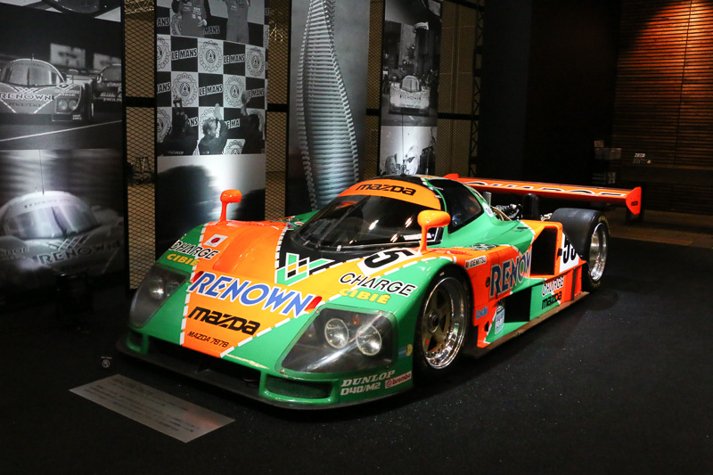 「787B」1991年にル・マン24時間レースで総合優勝した55号車