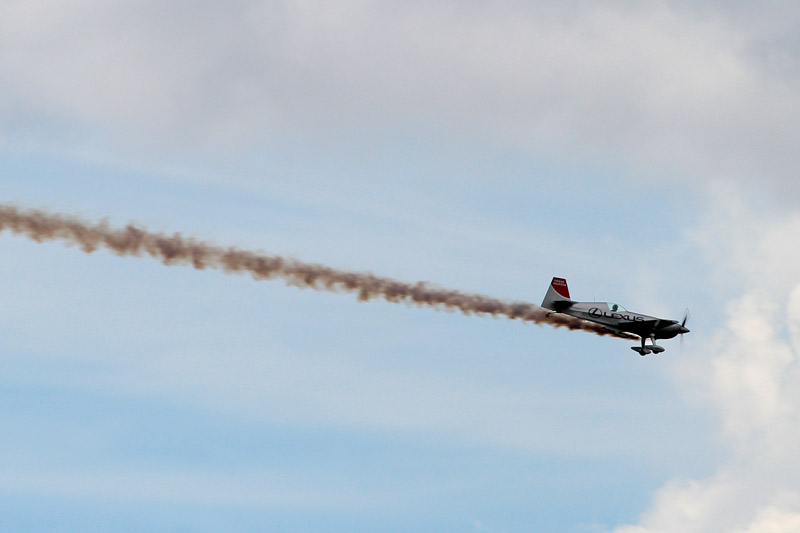 室屋義秀選手の飛行写真
