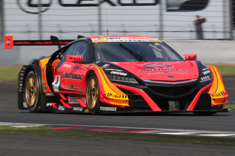 GT500で3度目のポールポジションを獲得した8号車 ARTA NSX-GT（野尻智紀/小林崇志組、BS）
