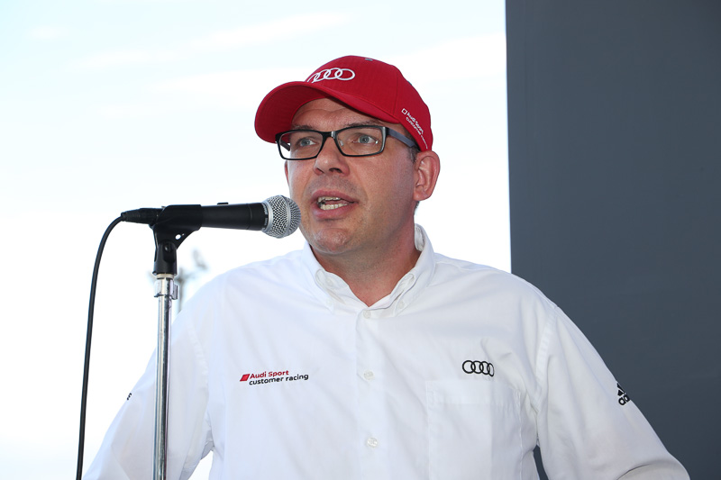 Audi Sport customer racing 統括責任者 クリス・レインケ氏