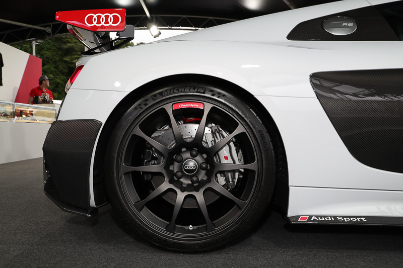 リアホイール。とても軽量とのこと