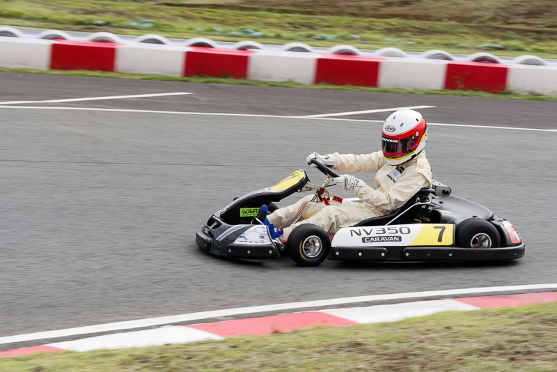 練習走行の様子