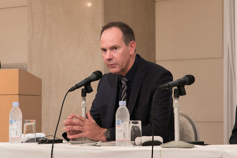 パネルディスカッション2日目に参加したアンドレ・ジーク氏