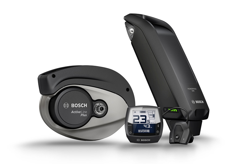 ボッシュの電動アシスト自転車用ユニット「Bosch eBike Systems（ボッシュ・イーバイクシステム）」の最新シリーズ「Active Line Plus」