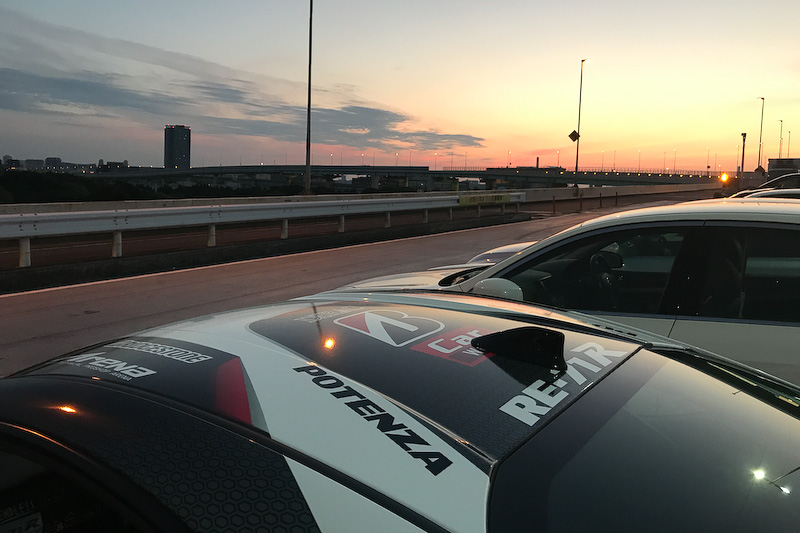 十勝に旅立つ前にいつも以上に万全を期すため、明け方まで走ってタイヤを最善の状態へと仕上げた