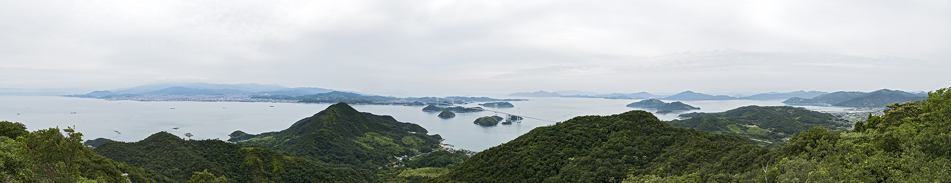 亀老山展望公園からの景色