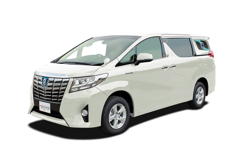 新型寝台霊柩車「フュージョン」（写真はアルファードベース）