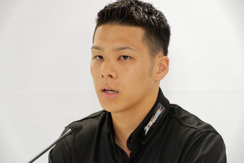 「MotoGPマシンにすぐに乗りたい」と語った中上選手