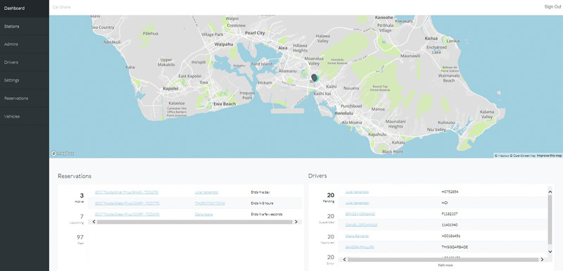 管理者用画面イメージ