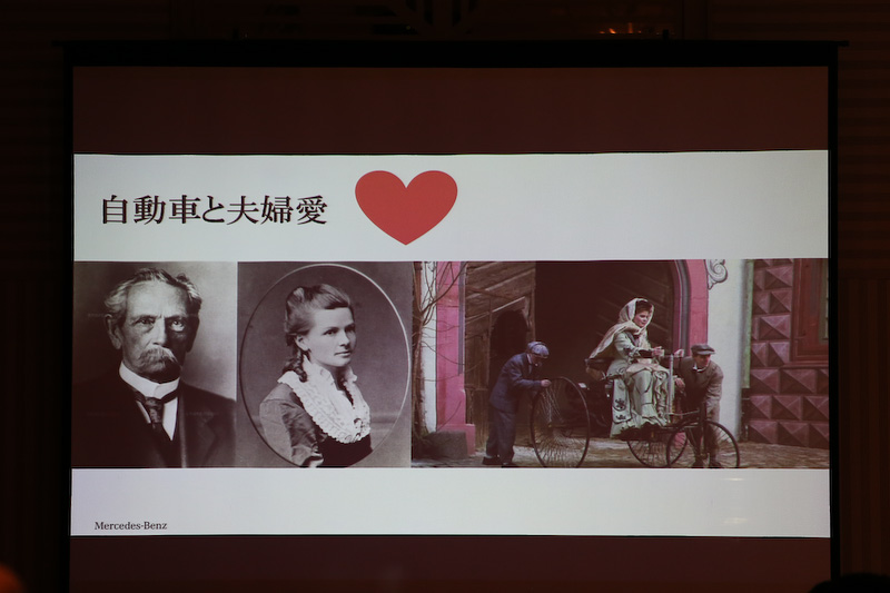 カール・ベンツの妻がクルマの素晴らしさを証明するため、自らハンドルを握り100km走行したという