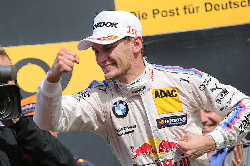 今季初優勝を飾ったに見えたディフェンディングチャンピオンのマルコ・ウィットマン選手（BMW Team RMG）は、レース後の車検で失格となってしまった