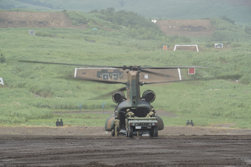 島嶼部に対する攻撃への対応を想定した演習