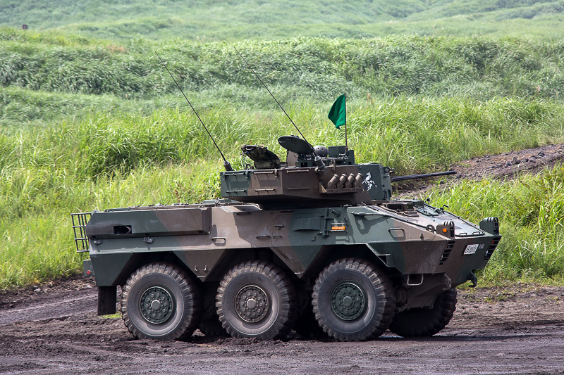 コンパクトなボディで高い機動力を持った87式偵察警戒車