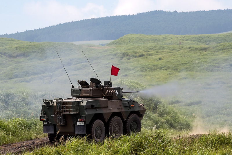 コンパクトなボディで高い機動力を持った87式偵察警戒車