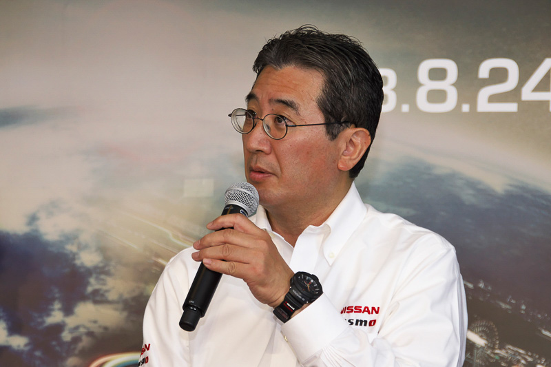 ニッサン・モータースポーツ・インターナショナル株式会社 代表取締役社長 兼 CEO 片桐隆夫氏