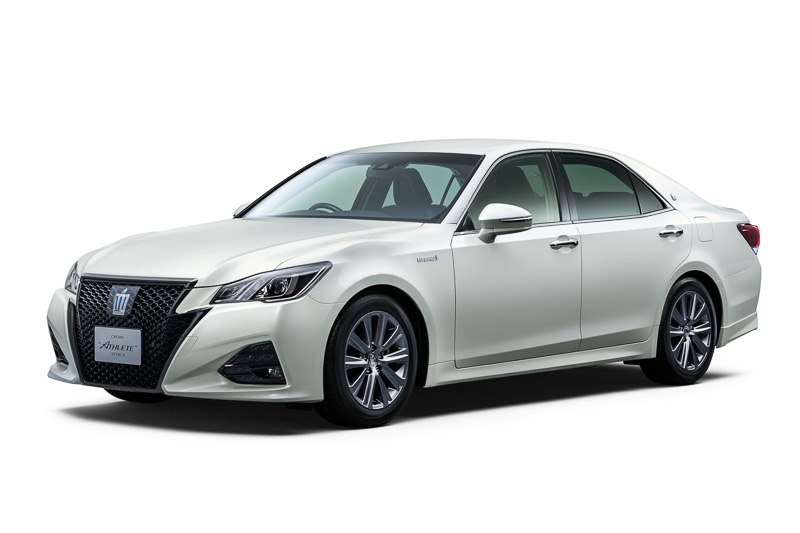 クラウン アスリートS J-FRONTIER Limitedのホワイトパールクリスタルシャイン（オプション装着車）