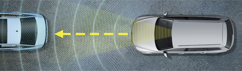 アダプティブクルーズコントロール「ACC」（全車速追従機能付）の作動イメージ