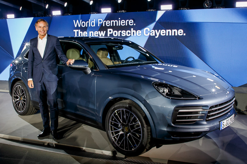 独ポルシェAGが世界初公開した新型「カイエン」
