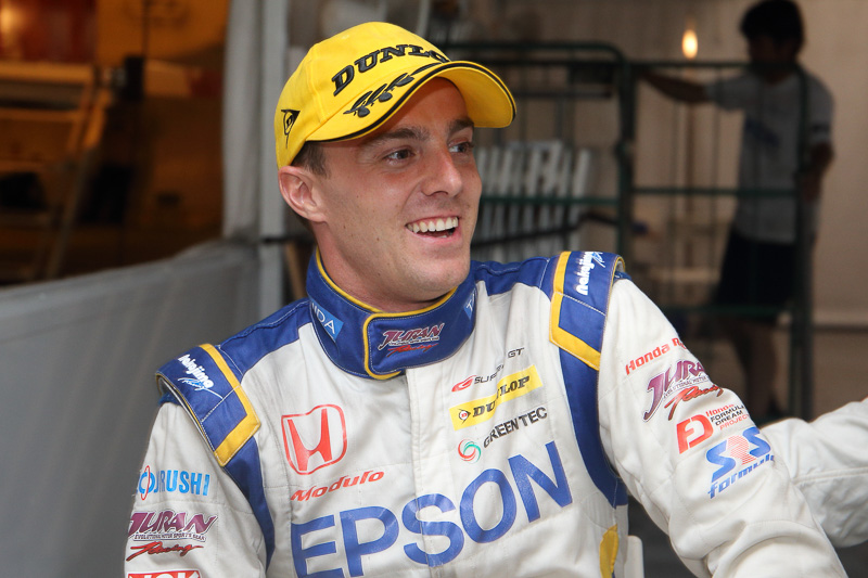 決勝後のインタビューに応えたベルトラン・バゲット選手