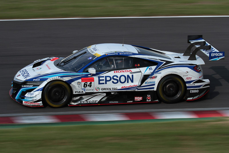 GT500クラスで唯一ダンロップタイヤを装着する64号車「Epson Modulo NSX-GT」