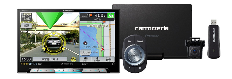 「AVIC-CL901-M」8V型ワイドXGA 地上デジタル TV/DVD-V/CD/Bluetooth/USB/SD/ チューナー･DSP AV 一体型メモリーナビゲーションマルチドライブアシストユニットセット