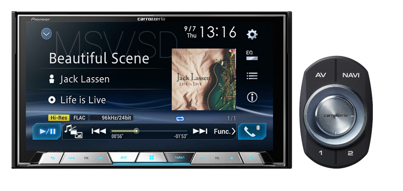 「AVIC-CZ901」7V型ワイドVGA 地上デジタル TV/DVD-V/CD/Bluetooth/USB/SD/ チューナー･DSP AV 一体型メモリーナビゲーション