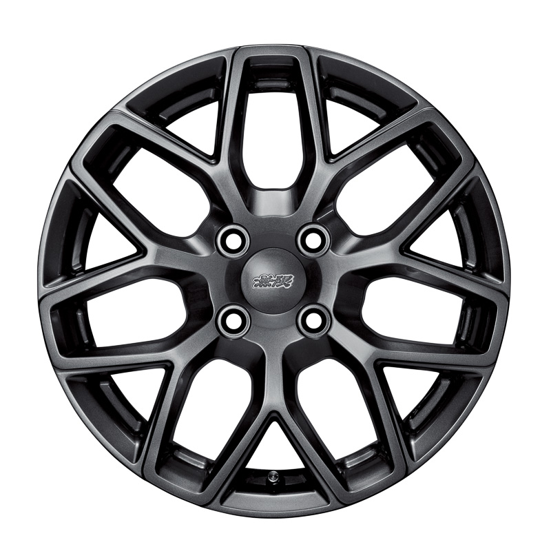 アルミホイール「MDY」（2万9160円/本）の新色ハイパーシルバー（写真左）、ダークガンメタリック（写真右）。サイズは15×5Jインセット45