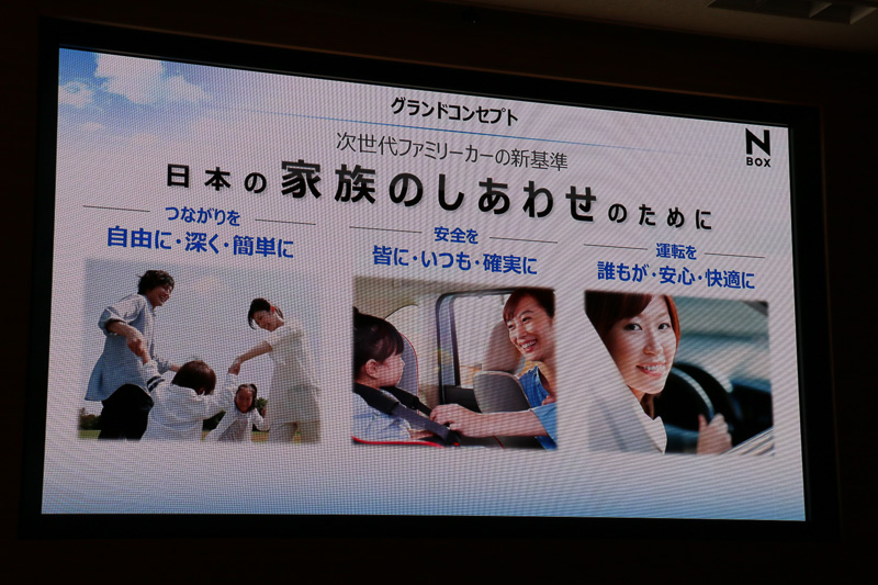 グランドコンセプトは「日本の家族のしあわせのために」