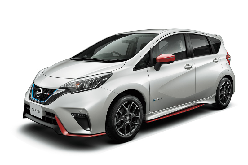 ノート NISMOにも同様の仕様向上を実施して10月17日に発売する