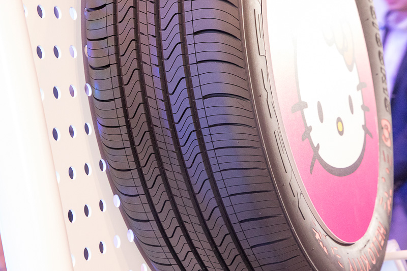 コラボレーション用として設定しているタイヤは低燃費タイプのエコタイヤとのこと。ただ、スポーツやカスタム向けのタイヤでもニーズがあれば幅を広げていくことも検討するとのこと