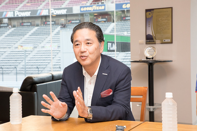 富士スピードウェイ株式会社 代表取締役社長 原口英二郎氏