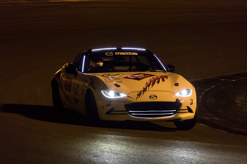 2017年の“メディア4耐”で15位完走を果たしたCar WatchチームのNDロードスター