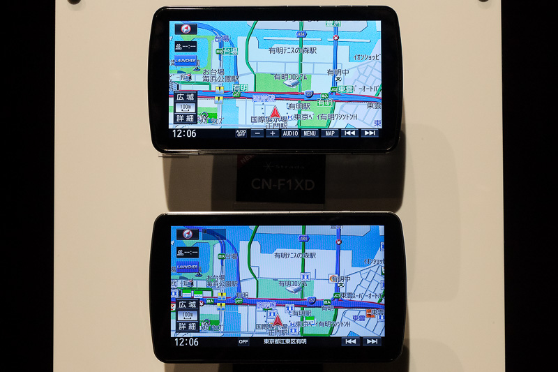 CN-F1XD（上）とCN-F1Dの比較