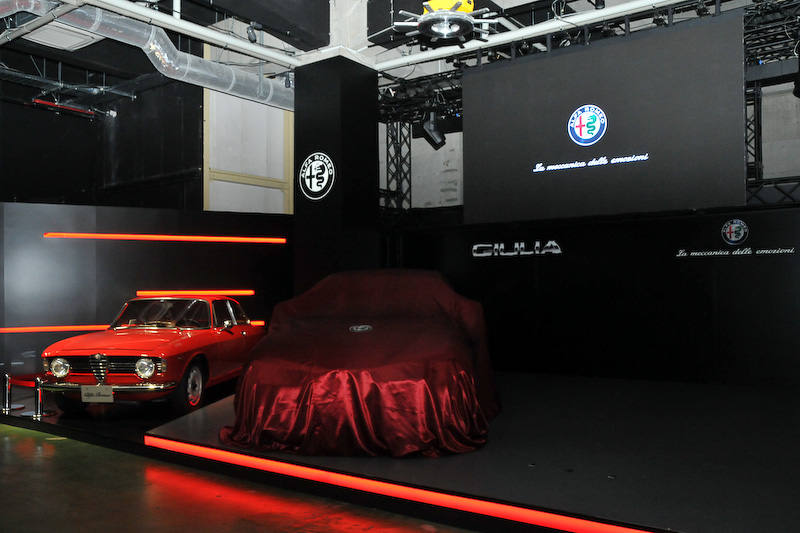 アンベールを控える新型ジュリア