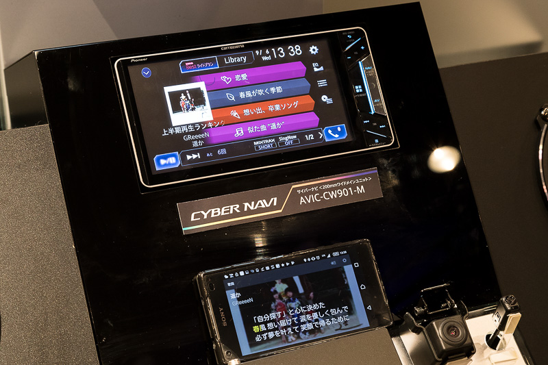 ミュージッククルーズチャンネルの機能となるスマホへの歌詞表示