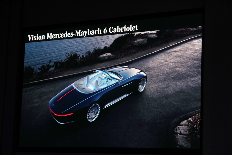 今年のぺブルビーチ コンクール・デレガンスでは「ビジョン メルセデス・マイバッハ 6 カブリオレ」が発表となった